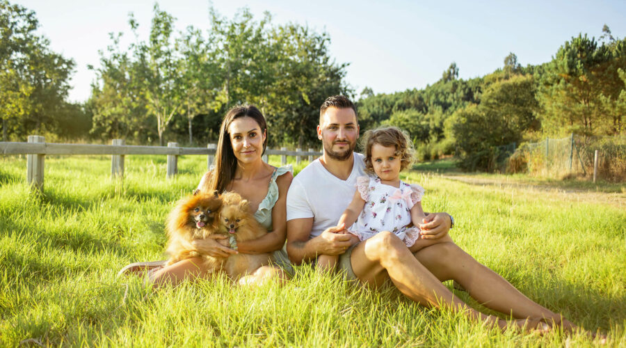 Fotografía De Familia Y Mascotasv